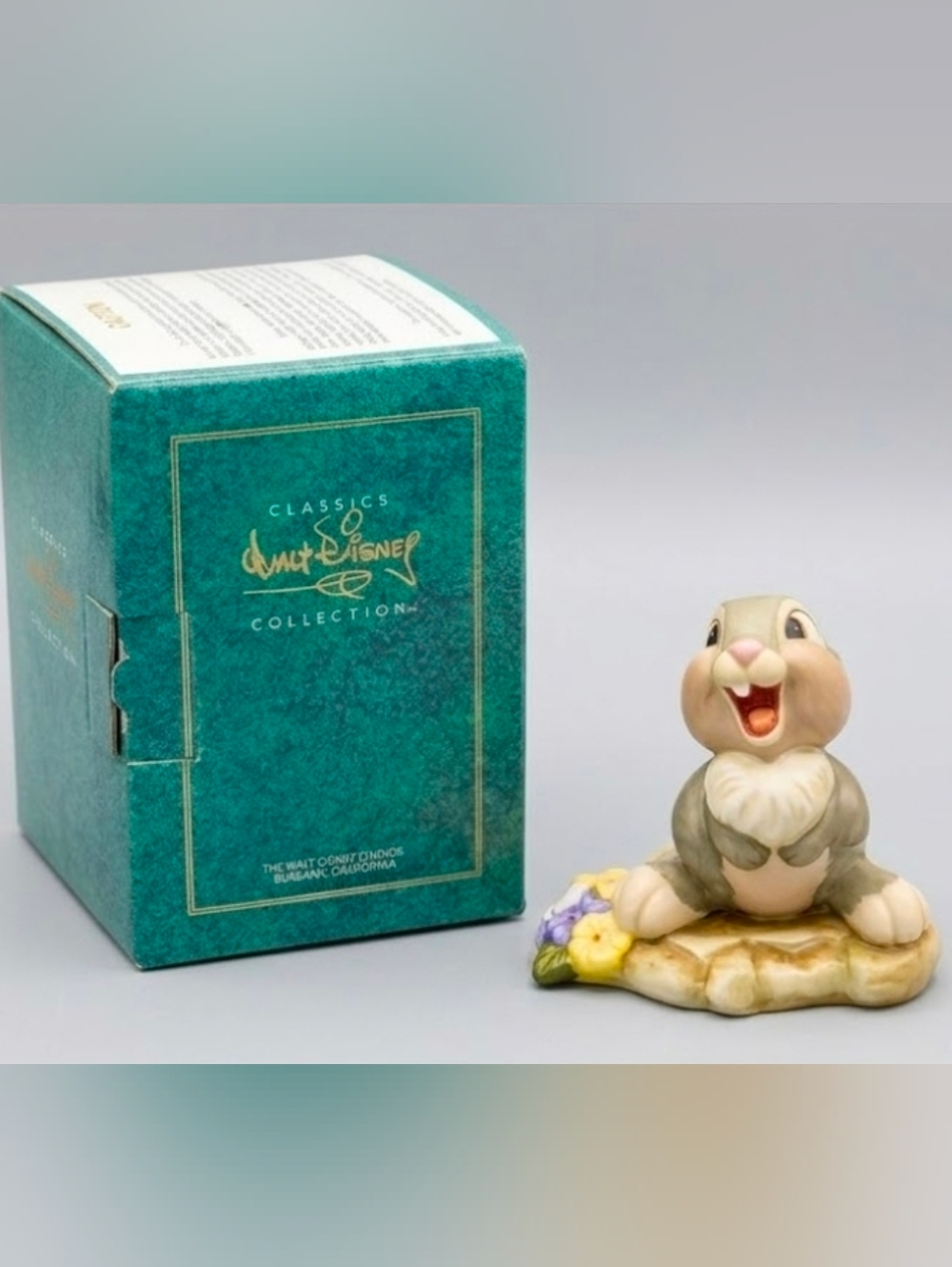 Disney Classics Thumper Figurine - Gray & Cream Bunny